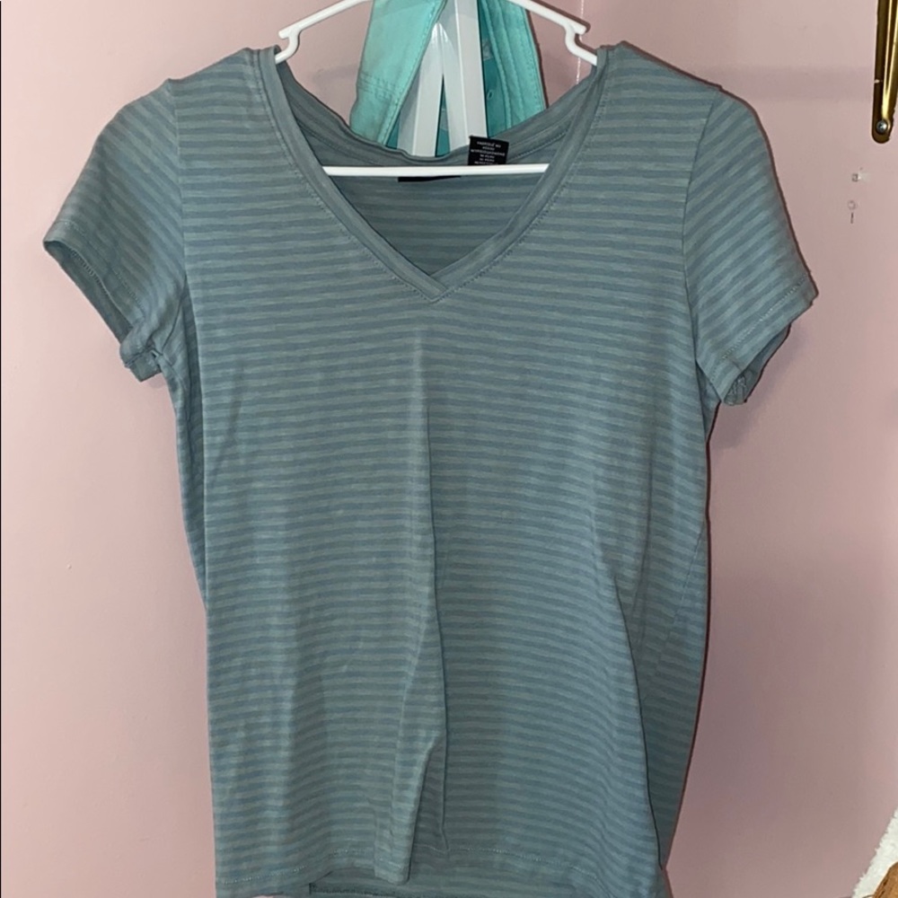Women’s blue top